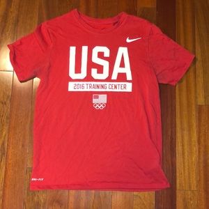 Vintage 2016 Olympics Nike DriFit Athletic T-Shirt
